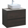 Тумба под раковину Aquanet Nova Lite 75 287895 подвесная Дуб черный, купить, цена, заказать, магазин, доставка, скидка, промокод, купить, цена, заказать, магазин, доставка, скидка, промокод
