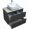 Тумба под раковину Aquanet Nova Lite 75 287895 подвесная Дуб черный, купить, цена, заказать, магазин, доставка, скидка, промокод, купить, цена, заказать, магазин, доставка, скидка, промокод