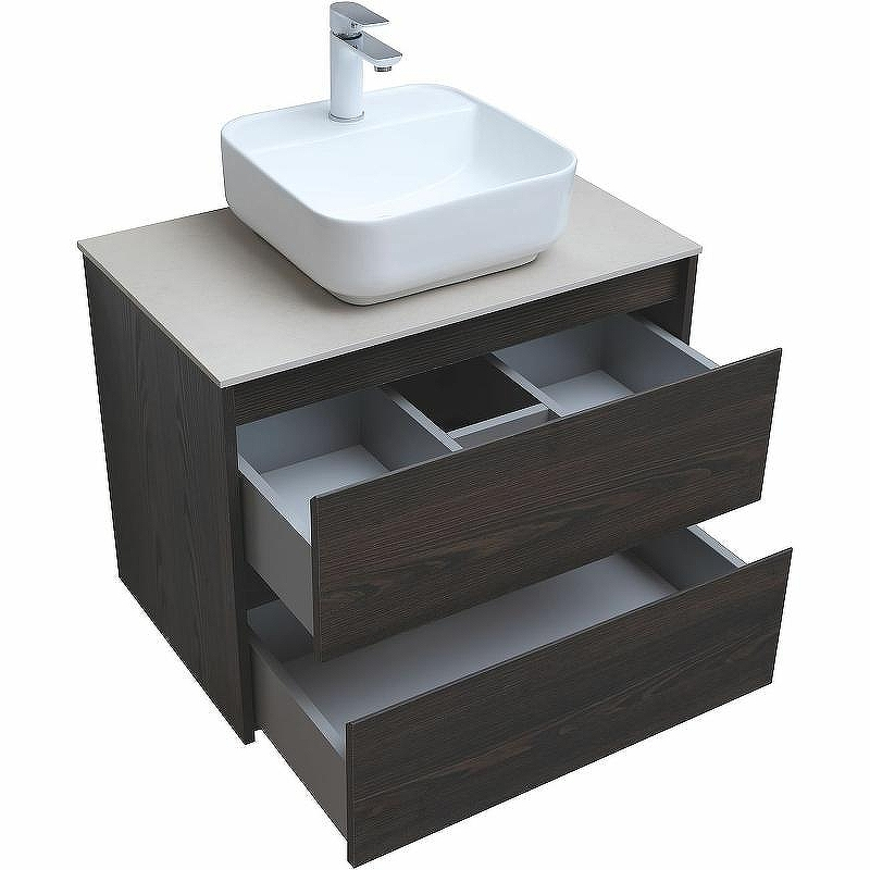 Тумба под раковину Aquanet Nova Lite 75 287895 подвесная Дуб черный, купить, цена, заказать, магазин, доставка, скидка, промокод, купить, цена, заказать, магазин, доставка, скидка, промокод