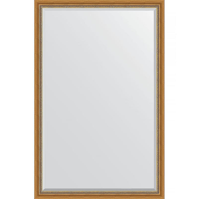 Зеркало Evoform Exclusive 173х113 BY 3613 с фацетом в багетной раме - Состаренное золото с плетением 70, купить, цена, заказать, магазин, доставка, скидка, промокод, купить, цена, заказать, магазин, доставка, скидка, промокод