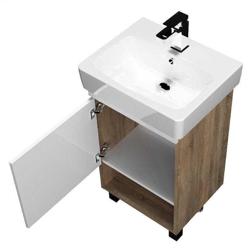 Тумба под раковину 1MarKa Tera 60 У76065 Дуб Сонома, купить, цена, заказать, магазин, доставка, скидка, промокод, купить, цена, заказать, магазин, доставка, скидка, промокод