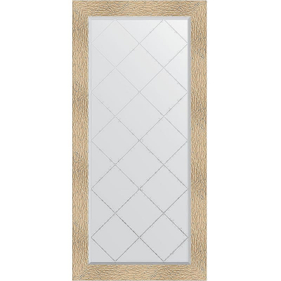 Зеркало Evoform Exclusive-G 158х76 BY 4279 с гравировкой в багетной раме - Золотые дюны 90