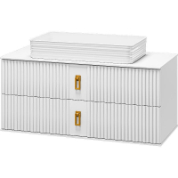 Тумба с раковиной Brevita Sevilla 105 УТ000022660 подвесная Белая глянцевая, купить, цена, заказать, магазин, доставка, скидка, промокод, купить, цена, заказать, магазин, доставка, скидка, промокод