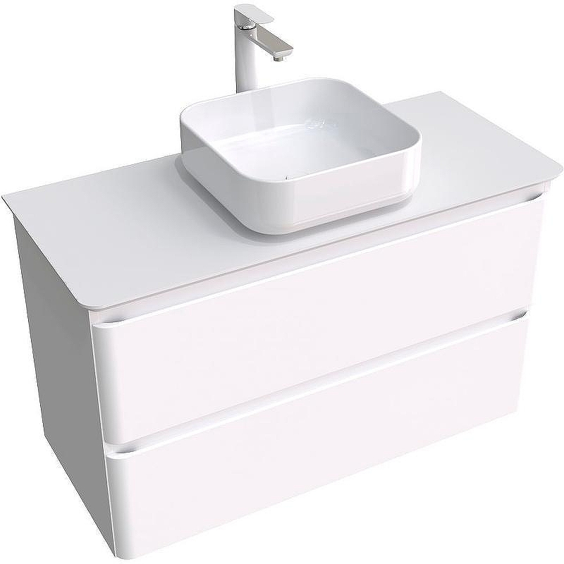 Тумба под раковину Aquanet Эмбер 105 330469 подвесная Белая матовая, купить, цена, заказать, магазин, доставка, скидка, промокод, купить, цена, заказать, магазин, доставка, скидка, промокод