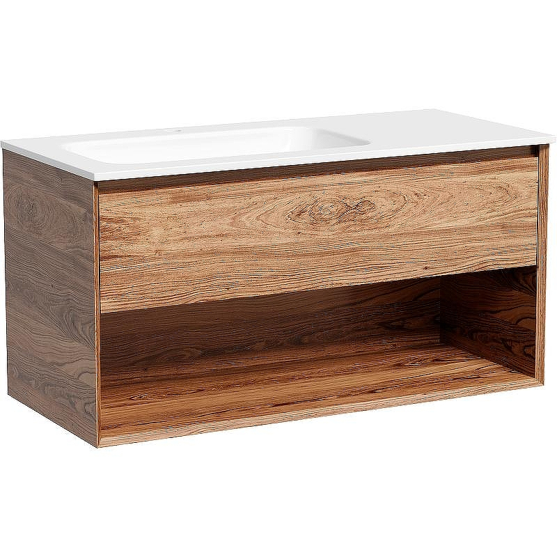 Тумба под раковину Sancos Marmi 1.0 100 L MR1.0100LECH подвесная Дуб чарльстон, купить, цена, заказать, магазин, доставка, скидка, промокод, купить, цена, заказать, магазин, доставка, скидка, промокод