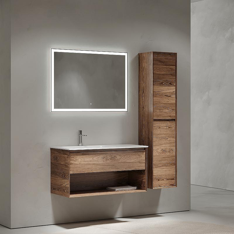 Тумба под раковину Sancos Marmi 1.0 100 L MR1.0100LECH подвесная Дуб чарльстон, купить, цена, заказать, магазин, доставка, скидка, промокод, купить, цена, заказать, магазин, доставка, скидка, промокод