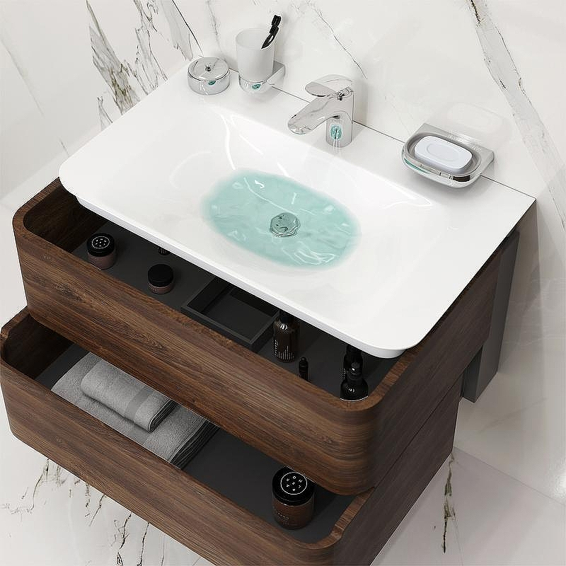 Тумба под раковину AM.PM Sensation 80 M30FHX0802NF подвесная Орех, купить, цена, заказать, магазин, доставка, скидка, промокод, купить, цена, заказать, магазин, доставка, скидка, промокод