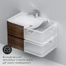 Тумба под раковину AM.PM Sensation 80 M30FHX0802NF подвесная Орех, купить, цена, заказать, магазин, доставка, скидка, промокод, купить, цена, заказать, магазин, доставка, скидка, промокод