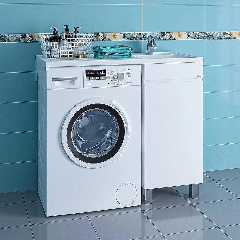 Тумба под раковину СанТа Марс 100 700221 Белая, купить, цена, заказать, магазин, доставка, скидка, промокод, купить, цена, заказать, магазин, доставка, скидка, промокод