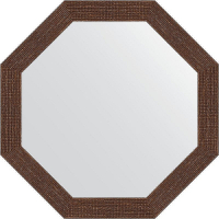 Зеркало Evoform Octagon 73х73 BY 3741 в багетной раме - Мозаика античная медь 70, купить, цена, заказать, магазин, доставка, скидка, промокод, купить, цена, заказать, магазин, доставка, скидка, промокод