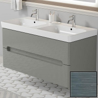 Тумба с раковиной SanVit Форма 120 kforma1201 с фактурой под дерево подвесная Шелк Сталь, купить, цена, заказать, магазин, доставка, скидка, промокод, купить, цена, заказать, магазин, доставка, скидка, промокод