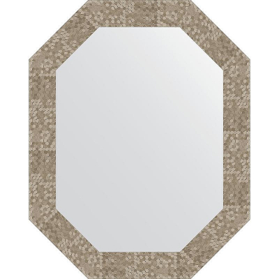 Зеркало Evoform Octagon 57x72 BY 7102 в багетной раме - Соты титан 70