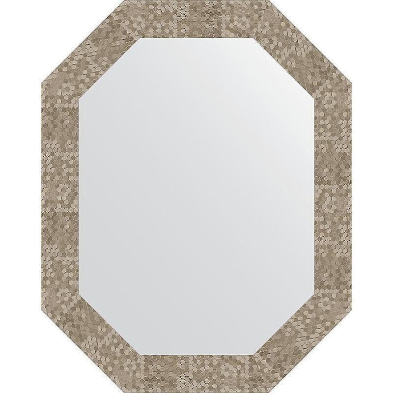 Зеркало Evoform Octagon 57x72 BY 7102 в багетной раме - Соты титан 70, купить, цена, заказать, магазин, доставка, скидка, промокод, купить, цена, заказать, магазин, доставка, скидка, промокод