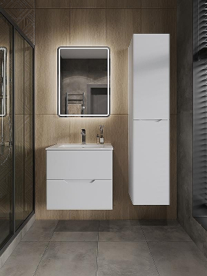 Шкаф пенал Orange Line 35 Li-35Puw подвесной Белый матовый