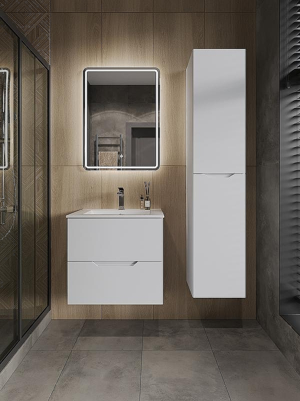 Шкаф пенал Orange Line 35 Li-35Puw подвесной Белый матовый, купить, цена, заказать, магазин, доставка, скидка, промокод, купить, цена, заказать, магазин, доставка, скидка, промокод