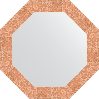 Зеркало Evoform Octagon 57х57 BY 7306 в багетной раме - Соты медь 70, купить, цена, заказать, магазин, доставка, скидка, промокод, купить, цена, заказать, магазин, доставка, скидка, промокод