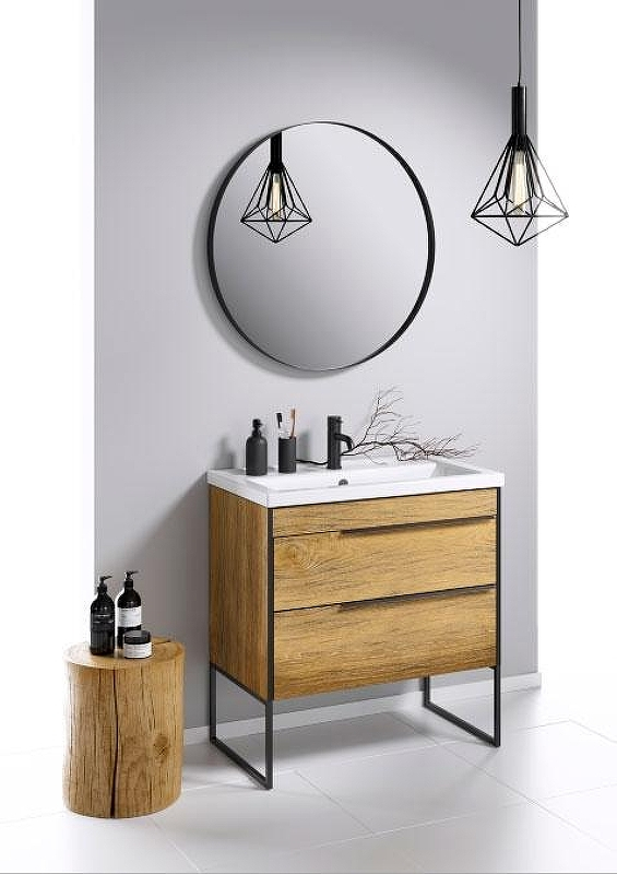 Тумба под раковину Aqwella Fargo 100 FRG0110DB Дуб балтийский, купить, цена, заказать, магазин, доставка, скидка, промокод, купить, цена, заказать, магазин, доставка, скидка, промокод