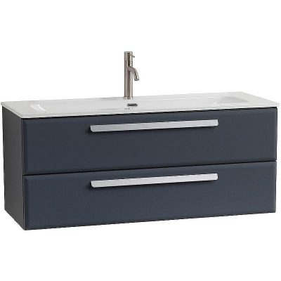 Тумба под раковину Cezares Eco-Cer-N 120 ECO-CER-N-1200-2C-SO-GR-P подвесная Grafito без ручек