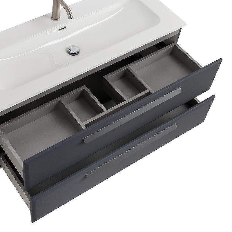 Тумба под раковину Cezares Eco-Cer-N 120 ECO-CER-N-1200-2C-SO-GR-P подвесная Grafito без ручек, купить, цена, заказать, магазин, доставка, скидка, промокод, купить, цена, заказать, магазин, доставка, скидка, промокод