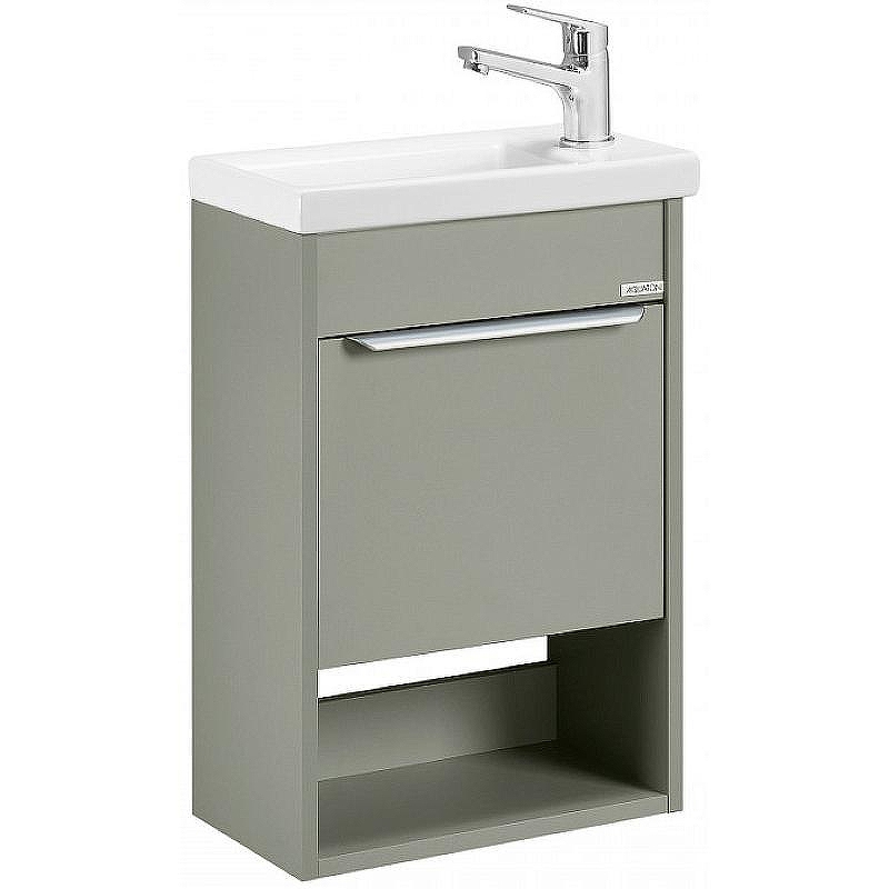 Тумба под раковину Aquaton Хоуп 40 1A287101HP9D0 подвесная Хаки, купить, цена, заказать, магазин, доставка, скидка, промокод, купить, цена, заказать, магазин, доставка, скидка, промокод