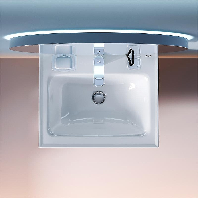 Тумба под раковину AM.PM X-Joy 55 M85AFHX0552WG подвесная Белый глянец, купить, цена, заказать, магазин, доставка, скидка, промокод, купить, цена, заказать, магазин, доставка, скидка, промокод