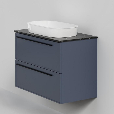 Тумба под раковину La Fenice Elba Twin 90 FNC-01-ELB-BG-90-2 подвесная Синяя матовая
