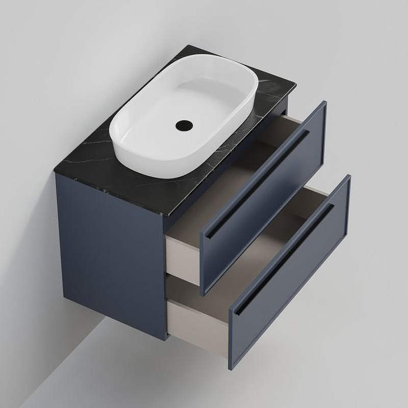 Тумба под раковину La Fenice Elba Twin 90 FNC-01-ELB-BG-90-2 подвесная Синяя матовая, купить, цена, заказать, магазин, доставка, скидка, промокод, купить, цена, заказать, магазин, доставка, скидка, промокод