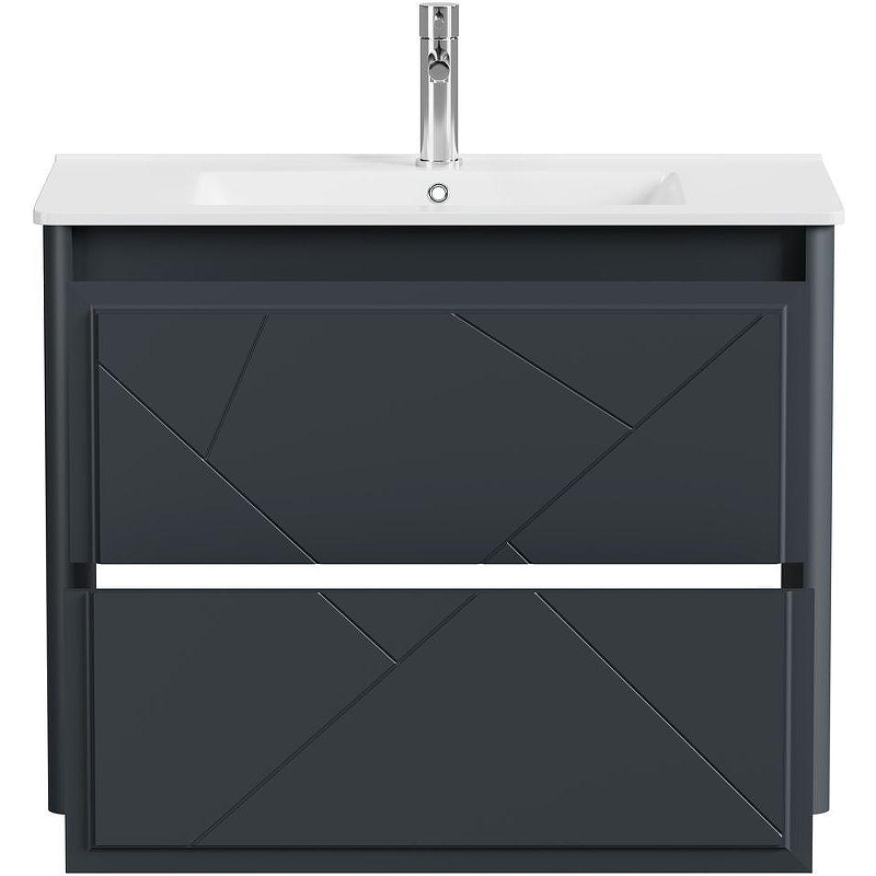 Тумба под раковину Allen Brau Paris 80 1.360001.AM подвесная Антрацит матовый, купить, цена, заказать, магазин, доставка, скидка, промокод, купить, цена, заказать, магазин, доставка, скидка, промокод