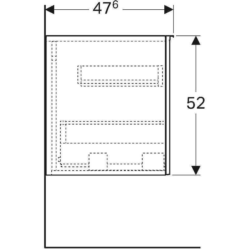Тумба Geberit Acanto 500.618.JK.2 Темно-серый, купить, цена, заказать, магазин, доставка, скидка, промокод, купить, цена, заказать, магазин, доставка, скидка, промокод