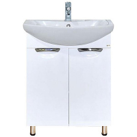 Тумба с раковиной Misty Лаванда 60 УТ000000085 Белая, купить, цена, заказать, магазин, доставка, скидка, промокод, купить, цена, заказать, магазин, доставка, скидка, промокод