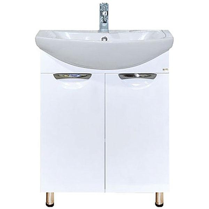 Тумба с раковиной Misty Лаванда 60 УТ000000085 Белая, купить, цена, заказать, магазин, доставка, скидка, промокод, купить, цена, заказать, магазин, доставка, скидка, промокод