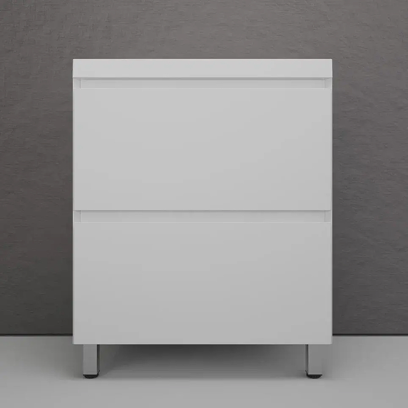 Тумба под раковину Style Line Манхэттен 70 ЛС-00002374 цвет Белый матовый, купить, цена, заказать, магазин, доставка, скидка, промокод, купить, цена, заказать, магазин, доставка, скидка, промокод