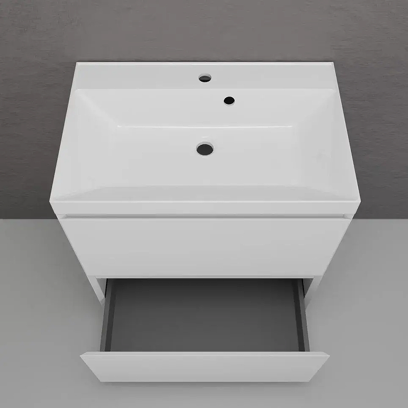 Тумба под раковину Style Line Манхэттен 70 ЛС-00002374 цвет Белый матовый, купить, цена, заказать, магазин, доставка, скидка, промокод, купить, цена, заказать, магазин, доставка, скидка, промокод