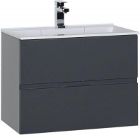 Тумба под раковину Aquanet Алвита 70 183992 подвесная Серый антрацит, купить, цена, заказать, магазин, доставка, скидка, промокод, купить, цена, заказать, магазин, доставка, скидка, промокод