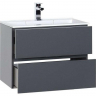 Тумба под раковину Aquanet Алвита 70 183992 подвесная Серый антрацит, купить, цена, заказать, магазин, доставка, скидка, промокод, купить, цена, заказать, магазин, доставка, скидка, промокод