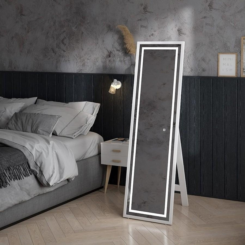 Зеркало Maretti Umbria 49 UM1445175P19EL с подсветкой цвет Белый с сенсорным выключателем и диммером, купить, цена, заказать, магазин, доставка, скидка, промокод, купить, цена, заказать, магазин, доставка, скидка, промокод