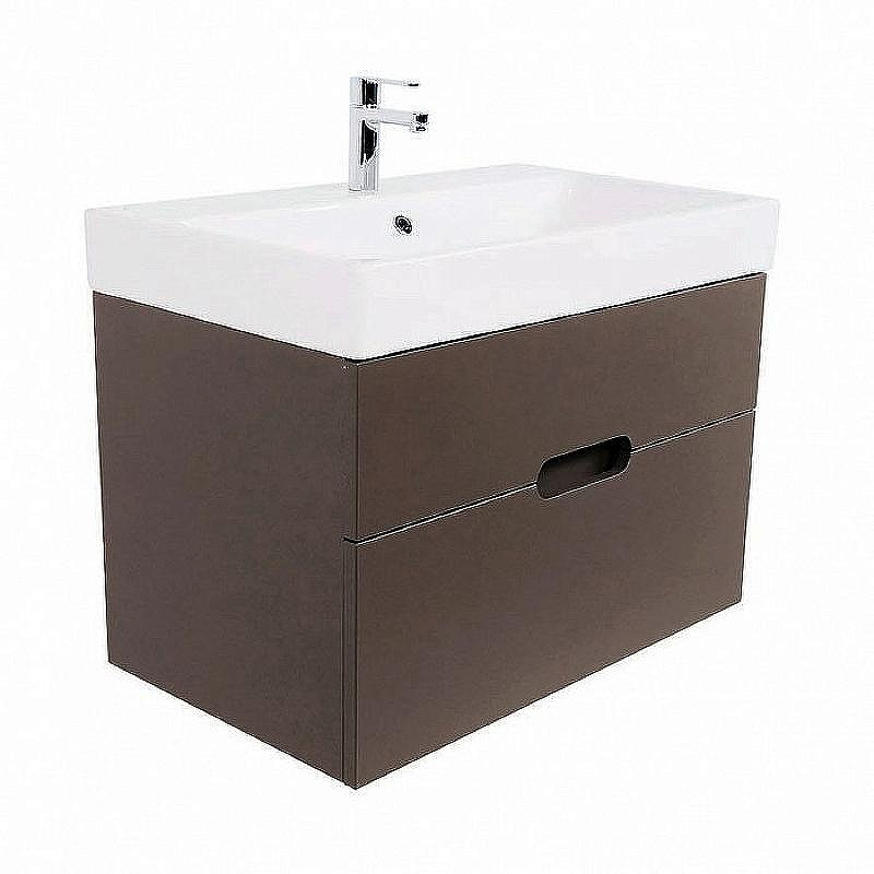 Тумба под раковину Creto Malibu 80 7-1078C подвесная Chocolate, купить, цена, заказать, магазин, доставка, скидка, промокод, купить, цена, заказать, магазин, доставка, скидка, промокод