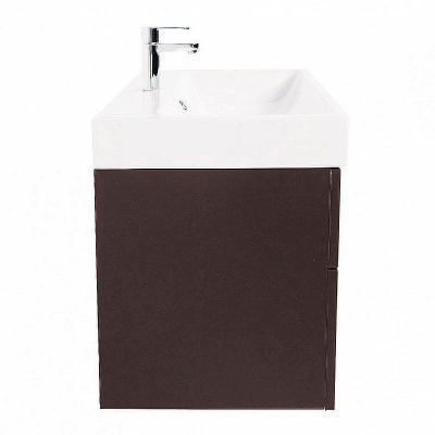 Тумба под раковину Creto Malibu 80 7-1078C подвесная Chocolate