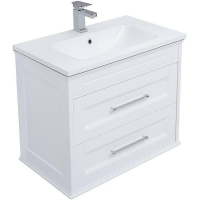 Тумба с раковиной Aquanet Бостон 80 260664 подвесная Белый матовый, купить, цена, заказать, магазин, доставка, скидка, промокод, купить, цена, заказать, магазин, доставка, скидка, промокод