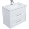 Тумба с раковиной Aquanet Бостон 80 260664 подвесная Белый матовый, купить, цена, заказать, магазин, доставка, скидка, промокод, купить, цена, заказать, магазин, доставка, скидка, промокод