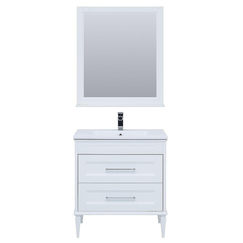 Тумба с раковиной Aquanet Бостон 80 260664 подвесная Белый матовый, купить, цена, заказать, магазин, доставка, скидка, промокод, купить, цена, заказать, магазин, доставка, скидка, промокод