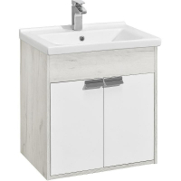 Тумба под раковину Aquaton Флай 60 1A237301FAX10 Белая Дуб крафт, купить, цена, заказать, магазин, доставка, скидка, промокод, купить, цена, заказать, магазин, доставка, скидка, промокод