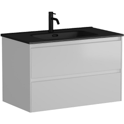 Тумба под раковину Sancos Cento 80 CN80W подвесная Белый глянец