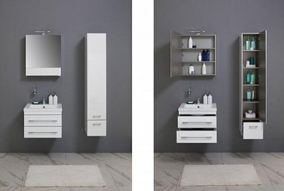 Зеркальный шкаф Aquanet Верона 58 L Белый 175344