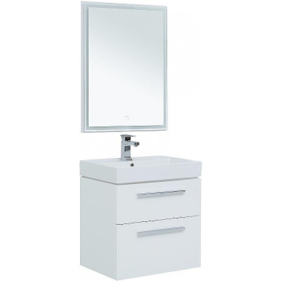 Комплект мебели для ванной Aquanet Nova 60 246279 подвесной Белый глянец