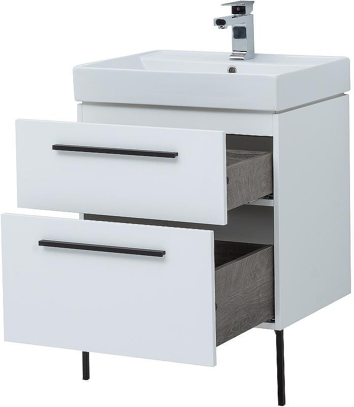 Комплект мебели для ванной Aquanet Nova 60 246279 подвесной Белый глянец, купить, цена, заказать, магазин, доставка, скидка, промокод, купить, цена, заказать, магазин, доставка, скидка, промокод