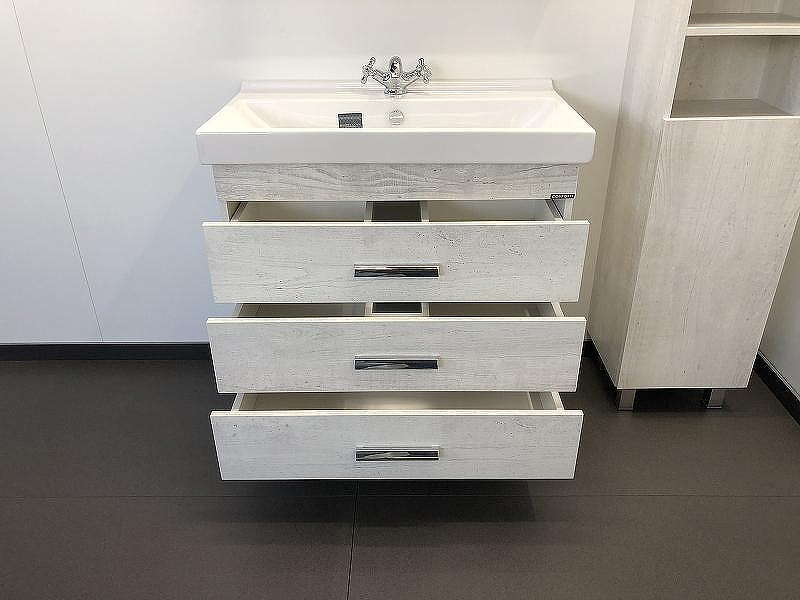Тумба с раковиной Comforty Никосия 80Н 00004142204 Дуб белый, купить, цена, заказать, магазин, доставка, скидка, промокод, купить, цена, заказать, магазин, доставка, скидка, промокод