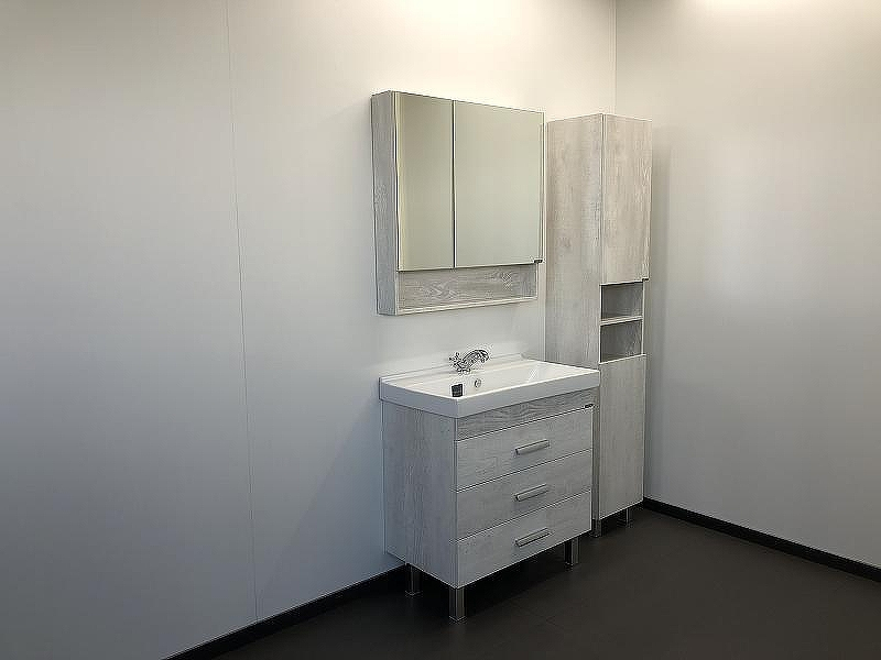 Тумба с раковиной Comforty Никосия 80Н 00004142204 Дуб белый, купить, цена, заказать, магазин, доставка, скидка, промокод, купить, цена, заказать, магазин, доставка, скидка, промокод