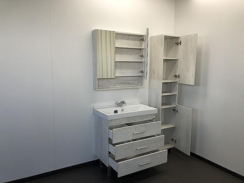 Тумба с раковиной Comforty Никосия 80Н 00004142204 Дуб белый, купить, цена, заказать, магазин, доставка, скидка, промокод, купить, цена, заказать, магазин, доставка, скидка, промокод