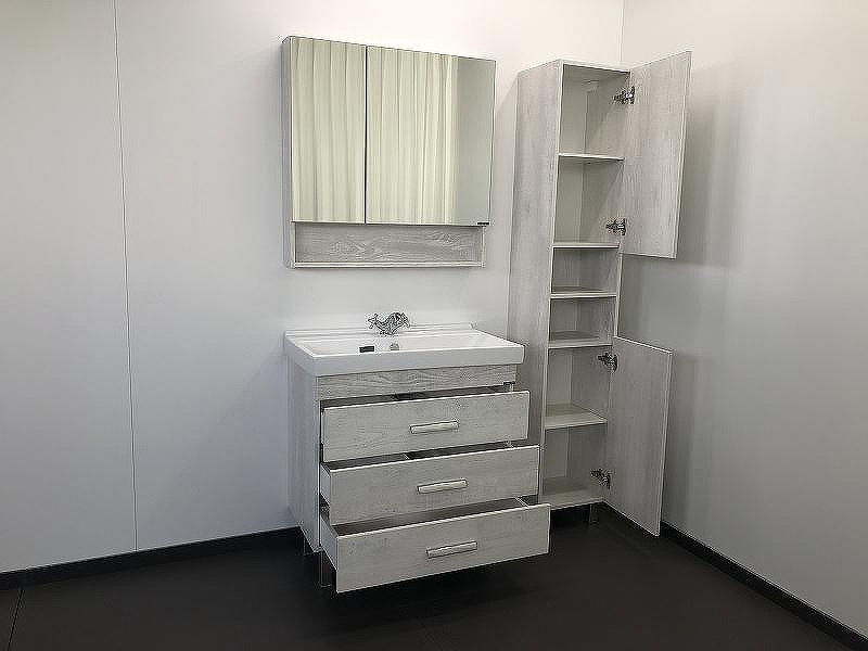 Тумба с раковиной Comforty Никосия 80Н 00004142204 Дуб белый, купить, цена, заказать, магазин, доставка, скидка, промокод, купить, цена, заказать, магазин, доставка, скидка, промокод